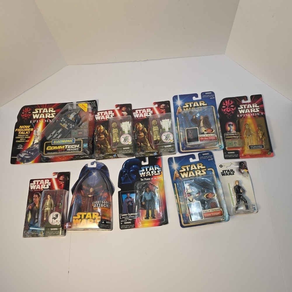 Star Wars Figures Lot‎ Kenner & hasbro Lot Of 10 New Vintage